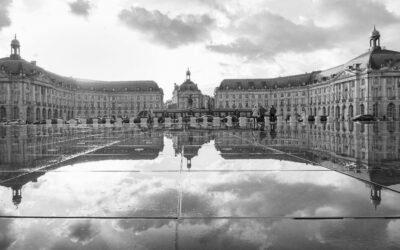 Photo du miroir d'eau à Bordeaux